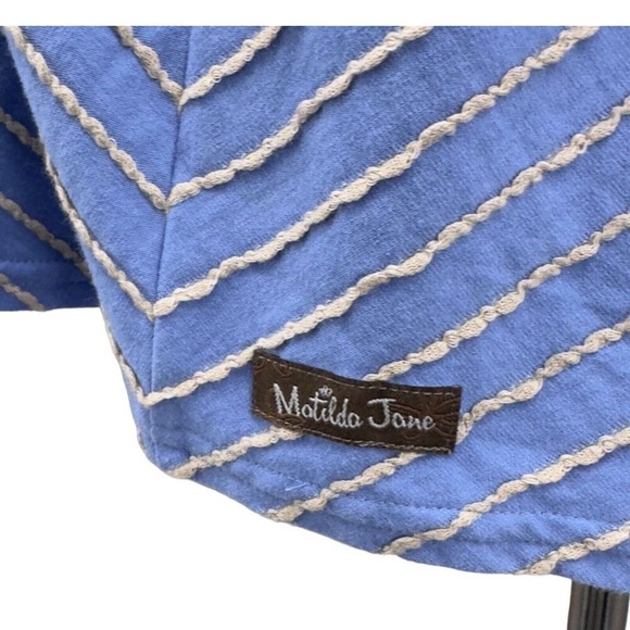 Matilda Jane Adventure Begins
Exploration Dress Womens Medium 
Periwinkle Swing - Picture 7 of 7